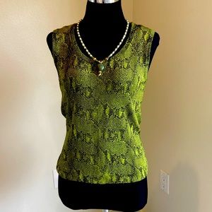 Jones New York Collection sleeveless pullover , long length